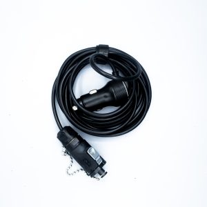 12V Cigarette Lighter Power Cable – USB Charging & Power Monitor